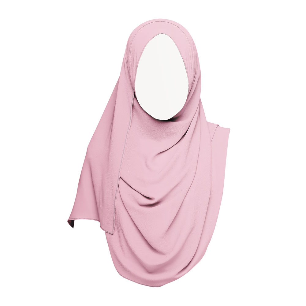 Cavern Pink - Heavy Chiffon Hijab by NUQI — Real Modest