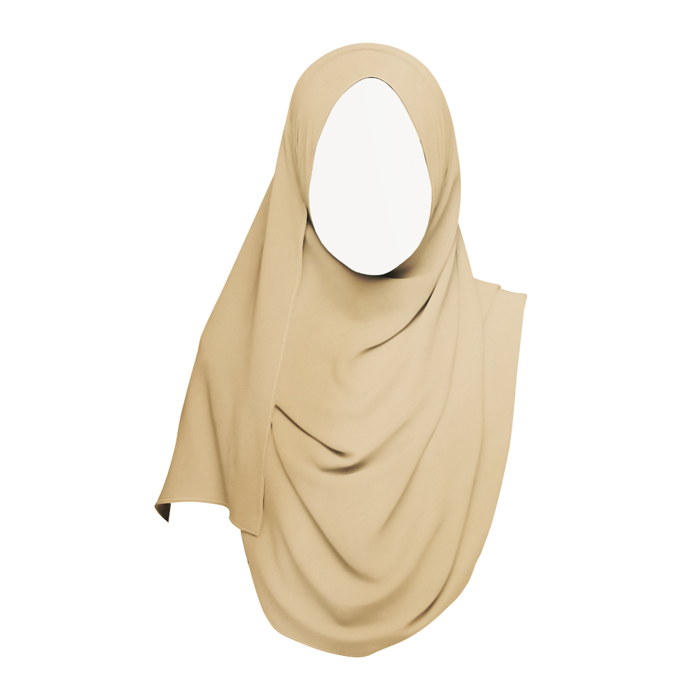 Sorrell Brown - Pearl Chiffon Hijab by NUQI