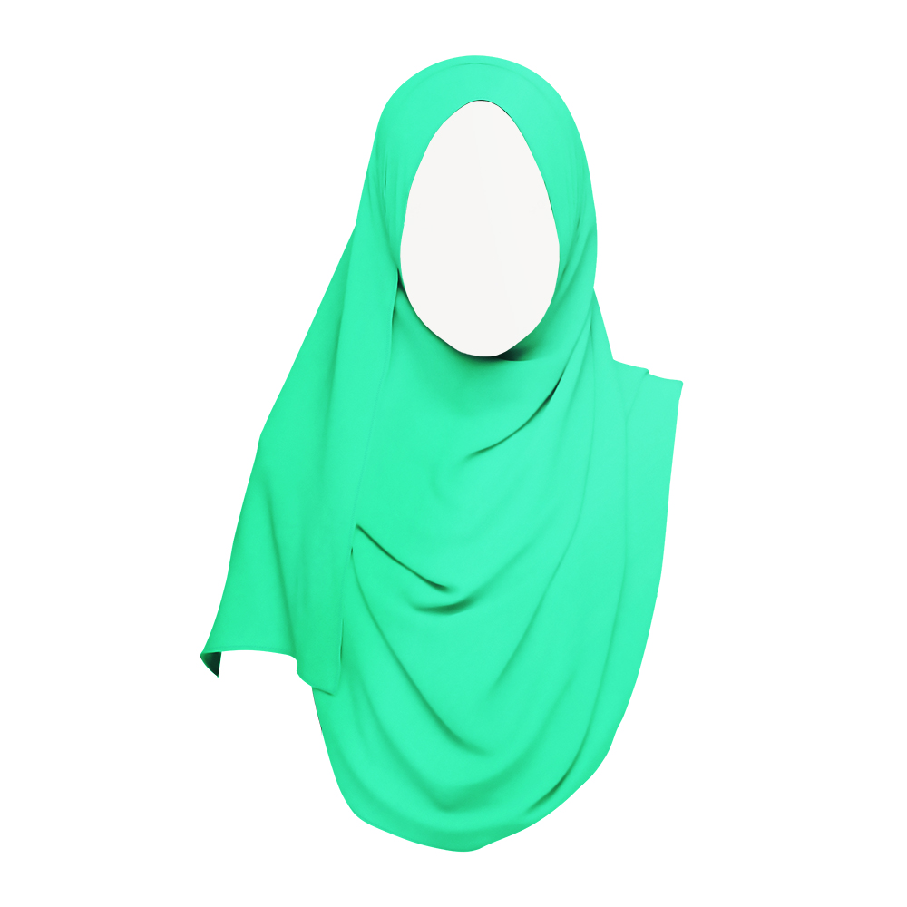 Summer Green - Pearl Chiffon Hijab by NUQI